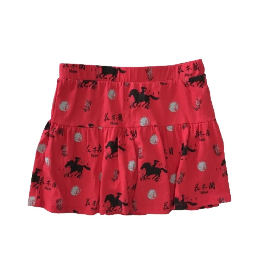 6/$25 Disney Mulan Printed Skirt Size L (10-12)